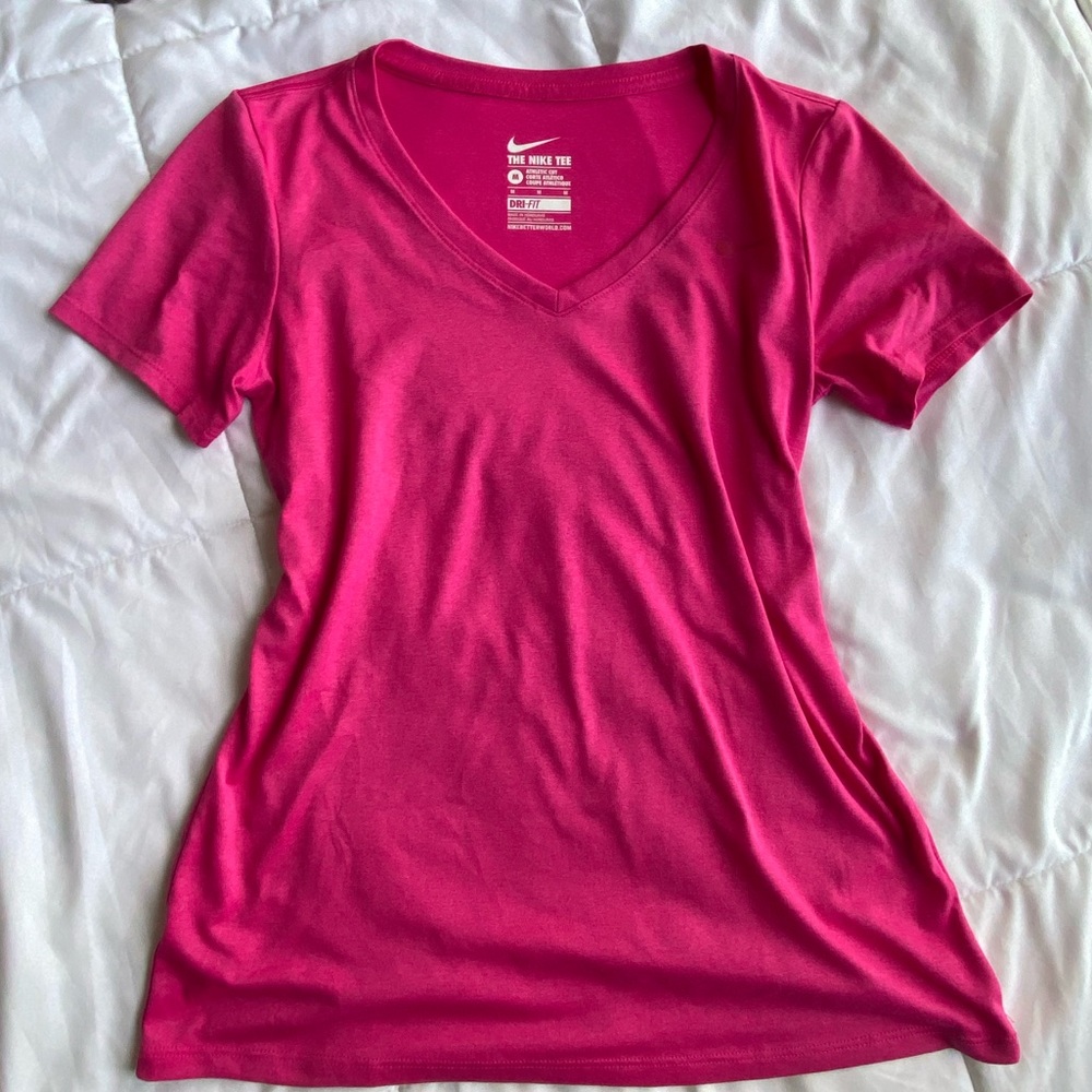 Nike Dri Fit Athletic Cut V Neck